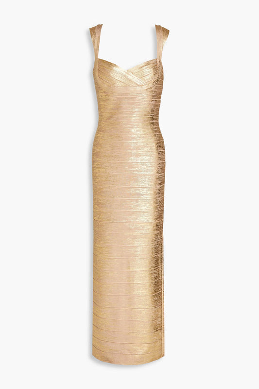 Metallic Bandage Dress